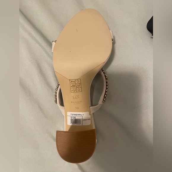 Dune Merrily White Mid-Heel - Picture 3 of 6